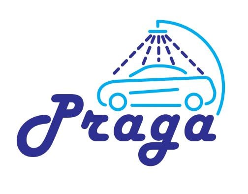 Машина в душе, с подписью Praga ниже